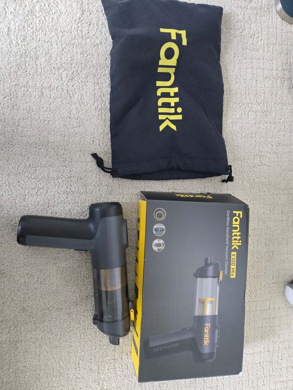 fanttik x100 mix cordless handheld vacuum cleaner